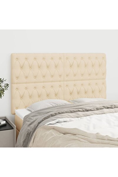 Concept Tăblii de pat, 4 buc, crem, 72x7x78/88 cm, textil