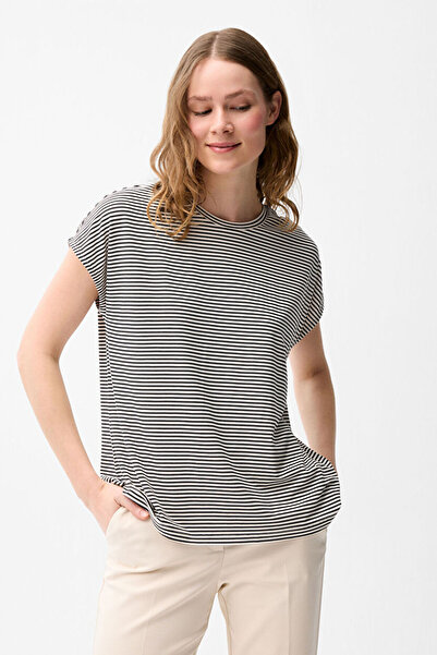 Love My Body Çizgili T-Shirt