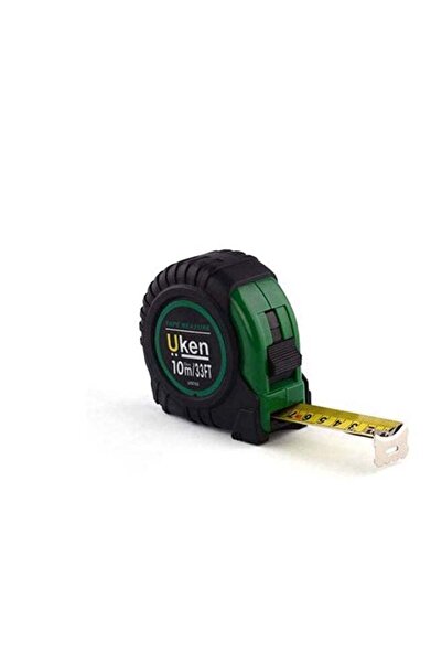UKEN Measuring Tape 10 Meter Green