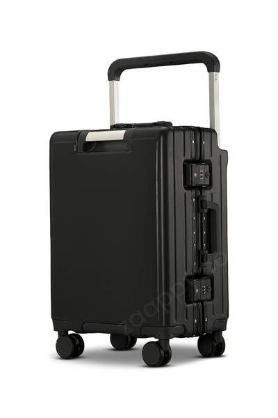 ZAAPPY Wide Handle Hard Shell Aluminum Framed 20 Inch(8-10kg) Cabin Size Lugg...