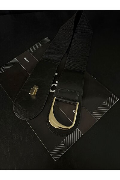 Fiori Еластичен дамски колан със златна катарама, колан за яке, колан за риза...