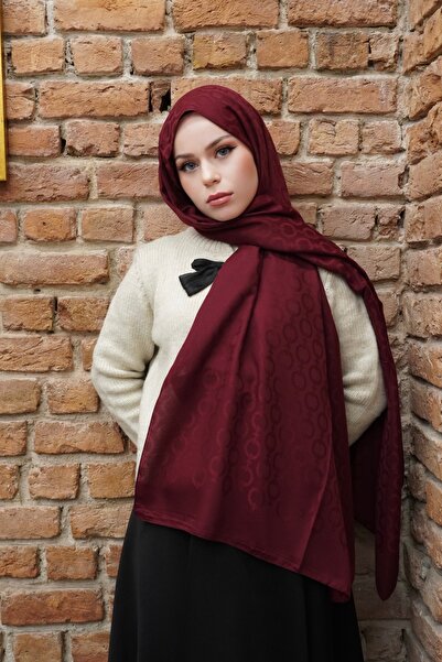 efdal şal eşarp Chain Pattern Modal Jacquard Shawl