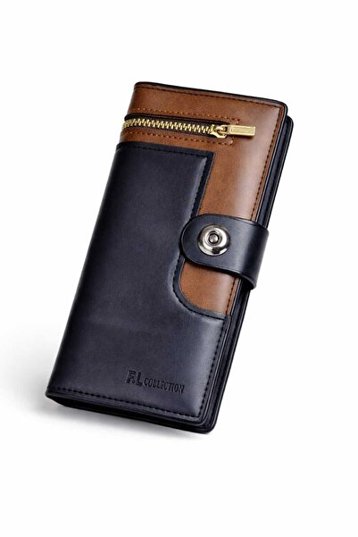 G-Atlantic Premium Long Wallet with Sleek Minimal Design and Multi-Compartmen...