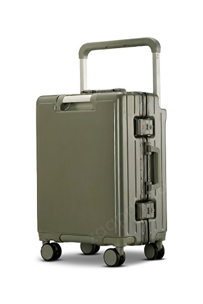 ZAAPPY Wide Handle Hard Shell Aluminum Framed 20 Inch(8-10kg) Cabin Size Lugg...