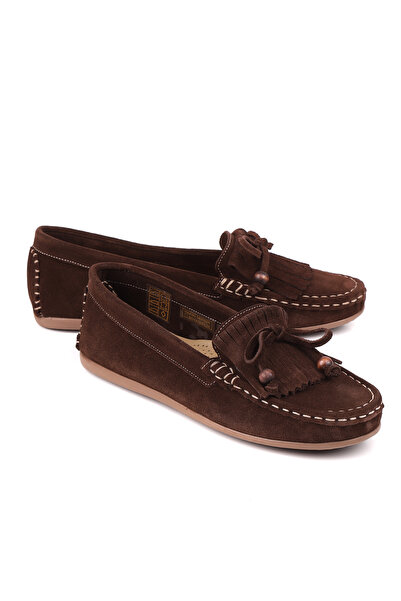 stato Γυναικείο Loafer από γνήσιο δέρμα Melora με λεπτομέρεια φούντας