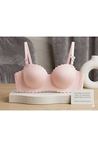 Black Rain Wireless Padded Bra, Pack of Laser Cut Stylish Looking, Comfortabl...