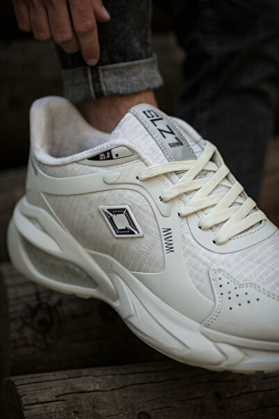 SOLAZER Men's Daily Sneakers White Walking Shoes