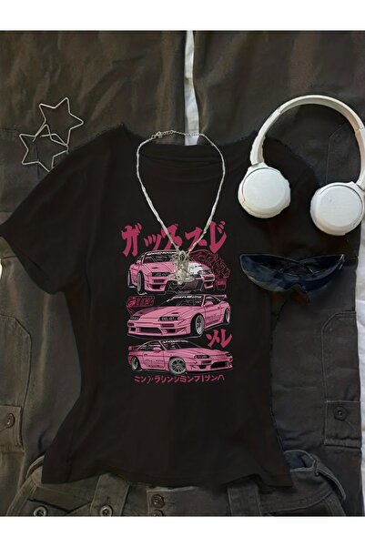 Toum Belt Boy Tokyo Drift Retro Japanese Cropped Bluz