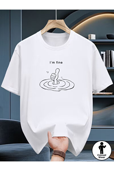 LİNA06 100% Cotton Short Sleeve T-Shirt - Soft Round Neck Casual Summer Tee with