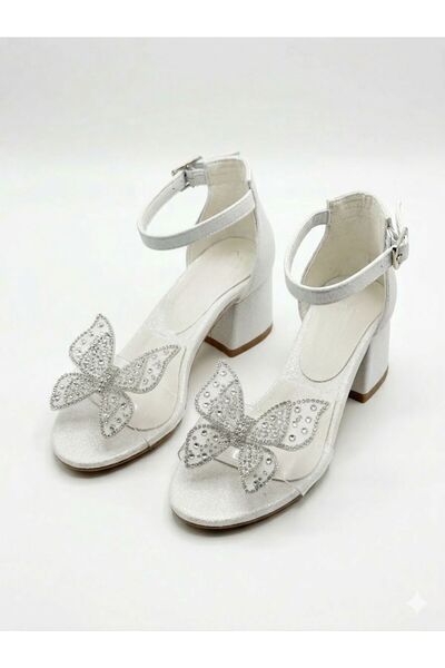 Görkem bebe ayakkabı ve tekstil Girls' Butterfly Dress Shoes