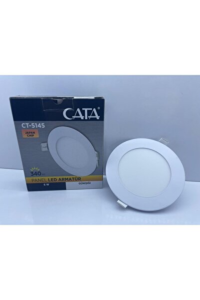 buççin online mağaza 6w Panel Led Ct-5145 Beyaz Işık Alüminyum Kasa