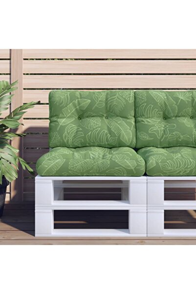 Concept Μαξιλάρια καναπέ από παλέτα, 2 τεμ., Υφαντό με σχέδιο σε φύλλα