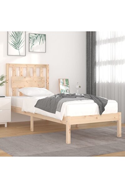 Concept Cadru de pat Single 3FT, 90x190 cm, lemn masiv de pin