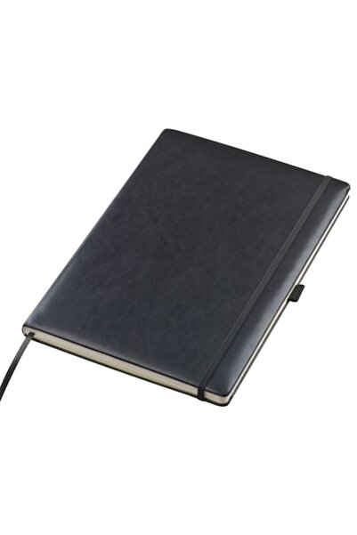 Macma Undated thick cover diary, A4 black, with 160 lined pages