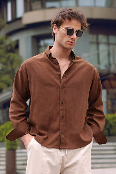 aziso Men's Oversized Cut Shirt