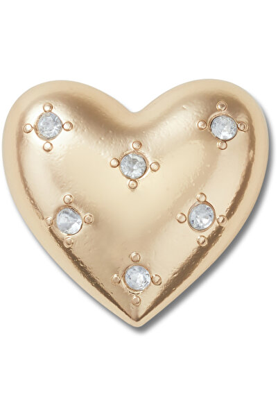 Crocs Jibbitz Gold Encrusted Heart