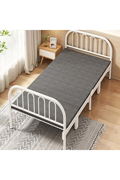 KEKE Minimalist Bed Frame with Ice Silk Multi-Purpose Sleek & Comfortable Design