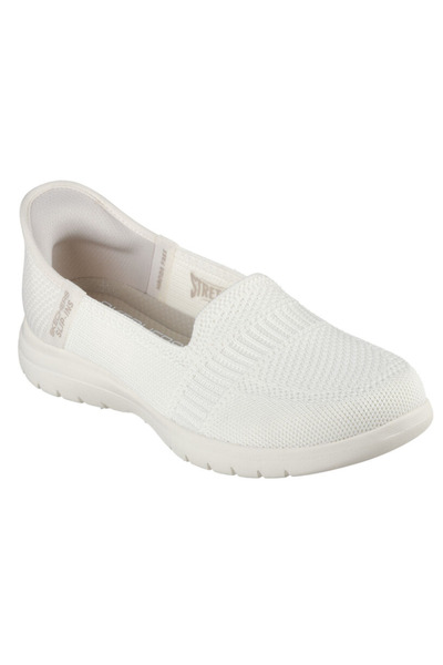 SKECHERS Women's Slip-On Sneakers On-The-Go Flex Camellia White EU 39