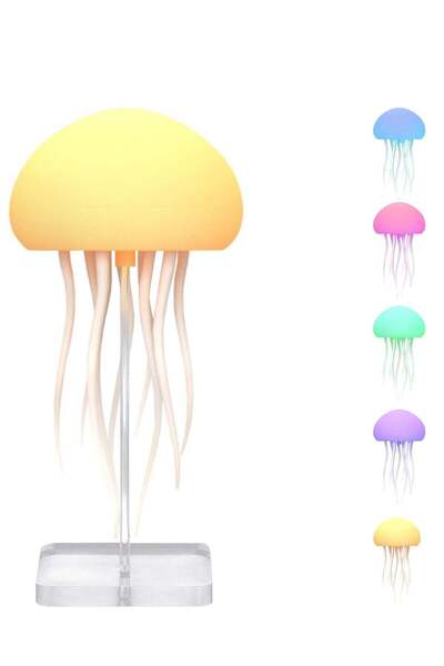 Generic ELTRAZONE Floating Jellyfish Lamp with Voice Control, RGB Gradient Li...