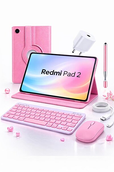 Xiaomi Redmi Pad 2 8gb 256GB 11'' TABLET+KILIF+KLAVYE+MOUSE+ŞARJ BAŞLIK (KALE...