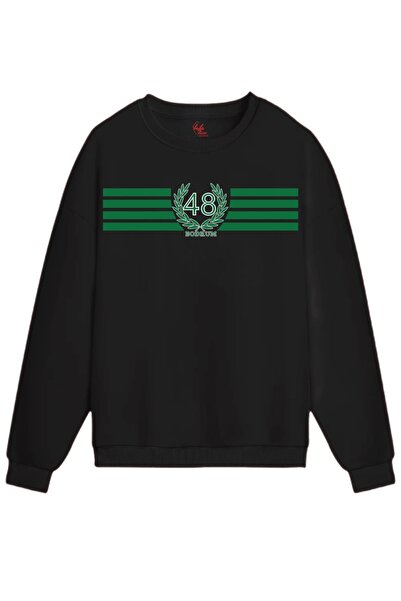 Rabona Fashion Bodrum 48 Coast – Φούτερ με μίνιμαλ σχέδιο στεφάνι (με επιλογές)