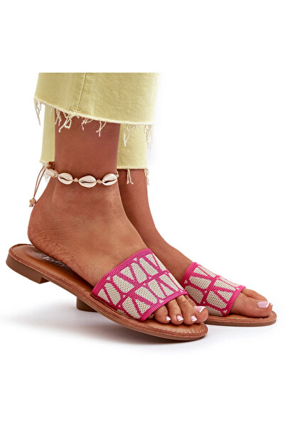 BOTO Women's Flat Heel Flip Flops in Fuchsia by Traivea 41