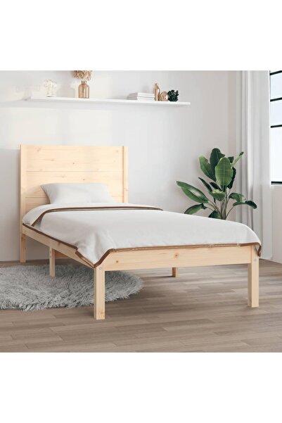 Concept Σκελετός κρεβατιού, 90x200 εκ., μασίφ ξύλο πεύκου