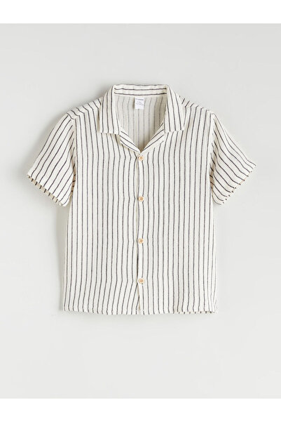 LC Waikiki Quality Pieces from Çelebi Store Cuban Roba Collar Short Sleeve St...