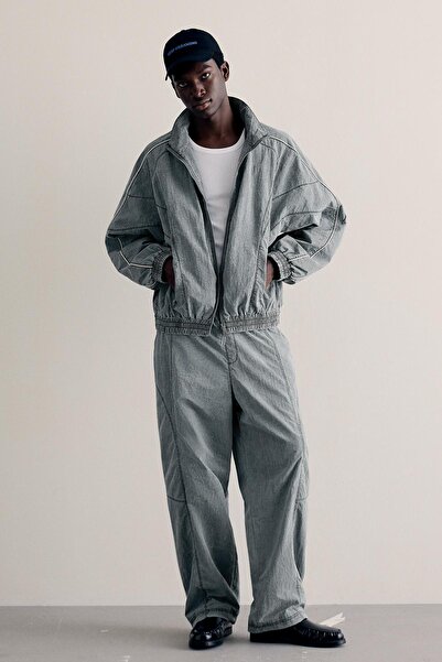 Bershka Yıkanmış teknik ceket