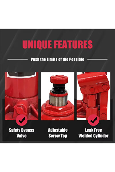 Snooe Hydraulic jack with handle, suitable for cars and SUVs, with a lifting ...