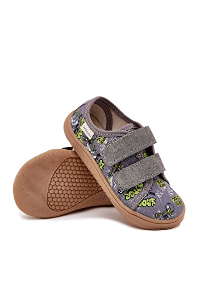 MILAMI Papuci desculți pentru băieți cu grafică, gri, Saphira, 29