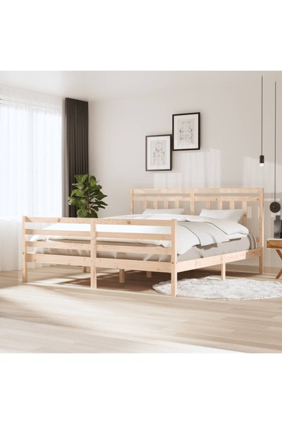 Concept Cadru de pat Super King 6FT, 180x200 cm, lemn masiv