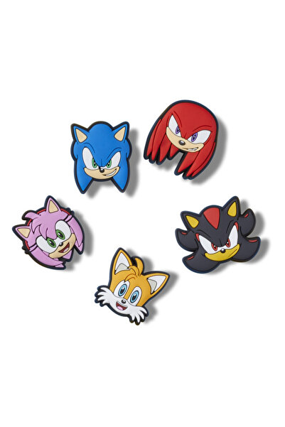 Crocs Jibbitz Sonic The Hedgehog Πακέτο 5 τεμαχίων