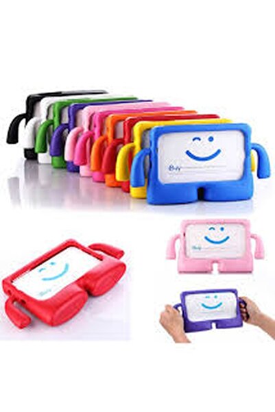 Teknokap iPad Mini 2-3 Figürlü Silikon Çocuk Tablet Standlı Yandan tutmalı Ko...