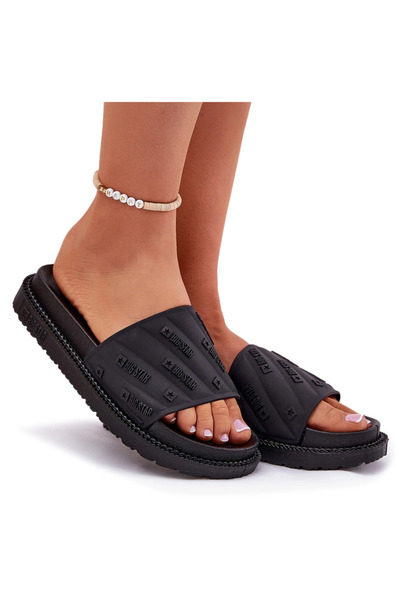 Big Star Shoes Sandale cu platformă pentru femei Big Star RR274A540 Negru 37