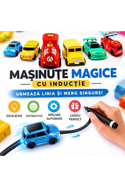 ZanaCasei Индуктивна играчка кола с оптичен сензор, дизайн, следващ линията, ...