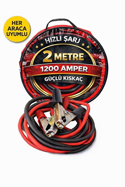 SELTEL Akü takviye kablosu 1200 Amper 2.30 Metre Kablolu Çantalı 1.SINIF