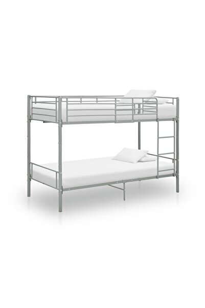 Concept Κουκέτα, γκρι, 90 x 200 εκ., μεταλλική