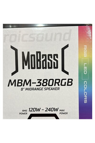 depo10 MBM-380RGB 240W 120RMS 20CM IŞIKLI-LEDLİ MİDRANGE