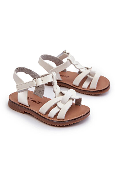 BOTO Children's Sandals with Velcro Fastening White Marimona 24