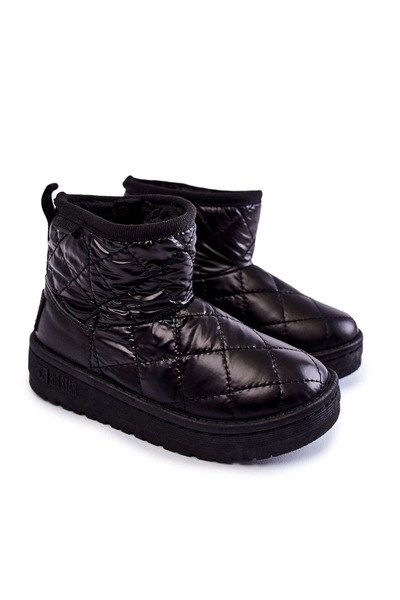 Big Star Shoes Children's Warm Snow Boots Big Star KK374242 Black 34