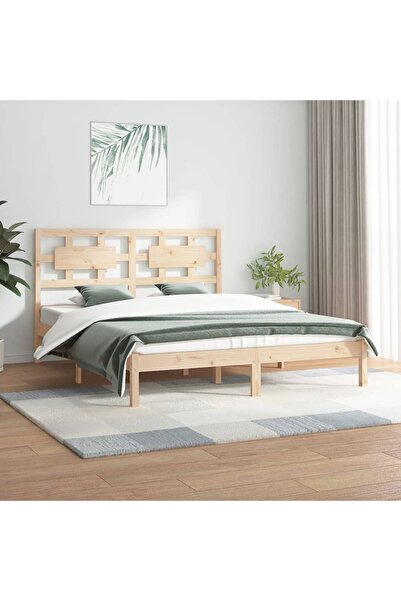 Concept Σκελετός κρεβατιού 1,5 μέτρων Μεγάλο μέγεθος , 150x200 εκ., από μασίφ...