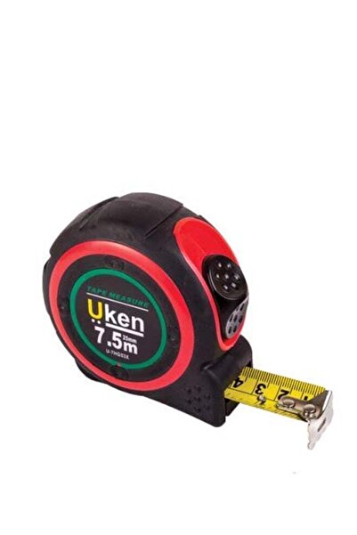 UKEN MEASURING TAPE 7.5MTR RUBBER