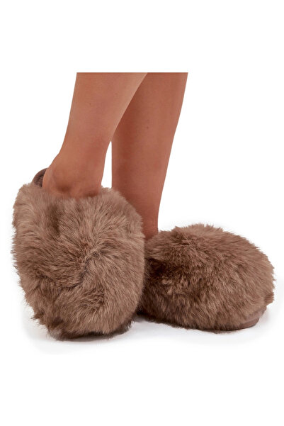 BOTO Papuci de dama blana maro Iseline 40