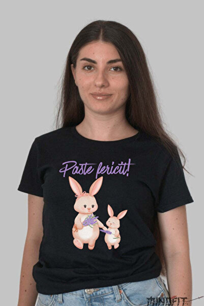 GILDAN Tricou Paste Fericit Iepurasi Cu Lavanda