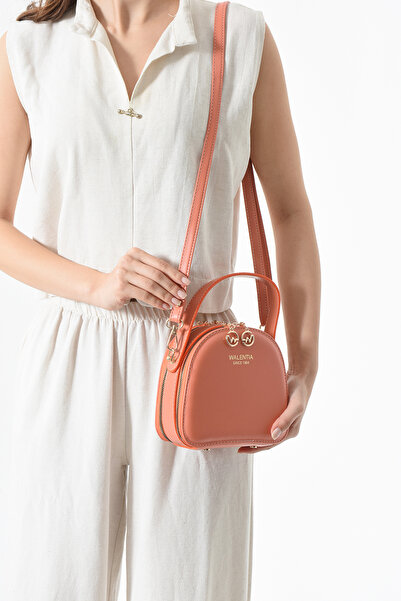 By Hakan Tn-097 Women's Shoulder Bag Bag Si El Bag Si Crossbody Bag Orange