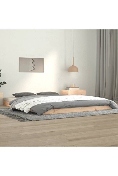 Concept Cadru de pat, 140x190 cm, lemn masiv de pin