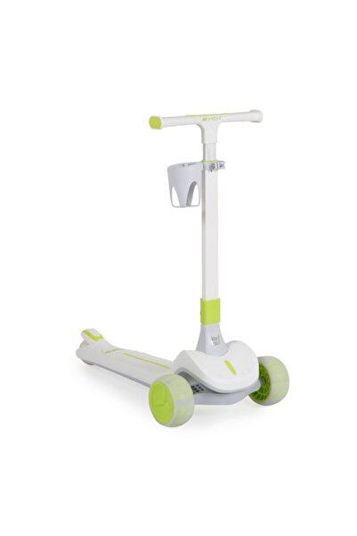 byox Trotineta copii pliabila Aero Green, ghidon reglabil, lumini LED, 3+ ani...