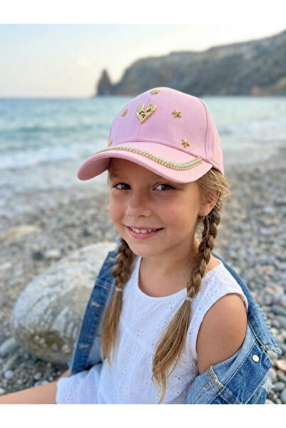 PIECE SIGNATURE 100% Βαμβάκι , Καπέλο με πέτρες για νεαρά κορίτσια (9-15 ετών...