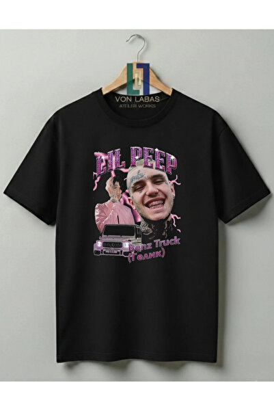 Grafftee Clothing Tricou unisex Lil Peep Hellboy cu design special cu imprime...